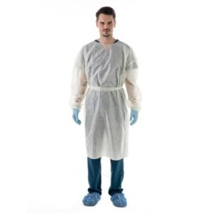 Sol-M AAMI Level 2 Isolation Gown Over-the-Head  Large  100CS - IG004