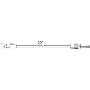 Standard Bore Extension  Male Luer Lock  50CS - MX450FL