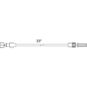 Standard Bore Extension Set with Male Luer Lock  50CS - MX451FL