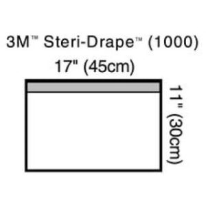 Steri-Drape  Small Towel Drape  11 x 17  Non-Sterile - 1000NSD