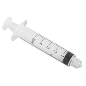 Syringe 5cc LL wo Needle Shelf Pack 125Bx  4 BXCA - 309646