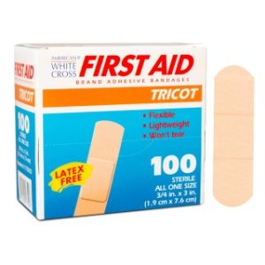 Tricot Adhesive Bandages 34 x 3 - 100BX  12 BXCS - 1775033