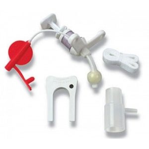 TUBE TRACHEOSTOMY NEONATAL SIZE 3.5MM FOAM CUFF 34MM SILICONE CONTROL CONNECTOR OBTURATOR SIDEPORT 15MM DISCONNECT WEDGE TRACH-TIE PORTEX BIVONA RADIOPAQUE STERILE - 85N035